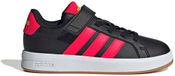 Adidas Grand Court 3.0 Lage Sneakers Unisex Kinderen Core Black / Lucid Red / Lucid Lemon