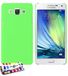 Ultradunne MUZZANO Ultradunne harde beschermhoes Samsung Galaxy A5 [Le Pearls Premium] [Grun] + stift en microvezeldoek gratis