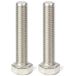 cyclingcolors 2 x M20 x 55 mm DIN 933 ISO 4017 A2 Stainless Steel Hex Bolts Full Thread