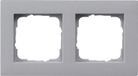 Gira E2 Abdeckrahmen Schalterprogramm - 0212255 - Aluminium
