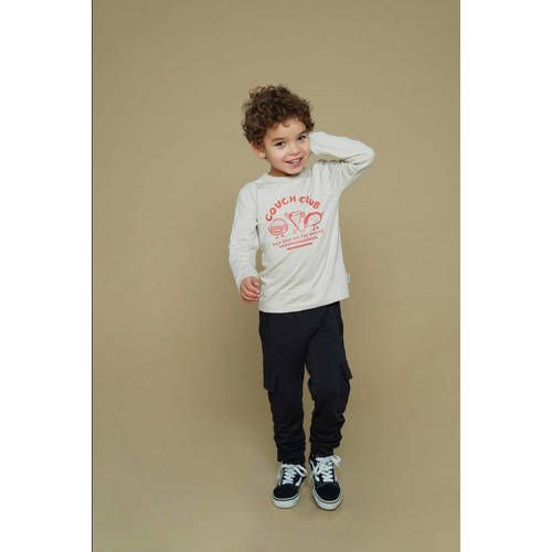 Sturdy Sturdy regular casual broek zwart Jongens Stretchkatoen Effen - maat 140