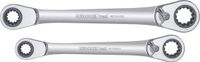 Gedore RED R07501002 3300900 Dubbele ringsleutelratelset 2-delig