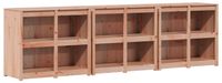 vidaXL Buitenkeuken kast MEPPEL, 3 stuks, natuurlijke Douglas hout