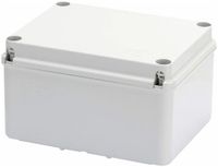 Gewiss GW44117 VERDELERS MET GROOT FASSUNGSVERMÖGEN EN VLAKKE SCHROEFBARE DEKSEL - IP56 - BINNENAFMETINGEN 190X140X110 - GLADDE WANDEN - GRIJS RAL 7035