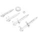 Dasqua 4911-8125 Set micromètre d'intérieur Avec bloc témoin 5 - 100 mm Lecture : 0,01 mm