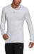 adidas - Techfit Warm Long Sleeve Top - Wit - Heren - Maat XL