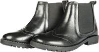 HKM Kids Jodhpur Boots Leather Black Size 34