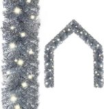 vidaXL Kerstslinger met LED-lampjes - 10 m - Zilverkleurig