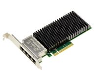 KALEA-INFORMATIQUE PCIe Gen 4.0 x8 Quad LAN Ethernet RJ45 10G 5G 2.5G 1G 4 poorten met Intel E610-XT4 chipset