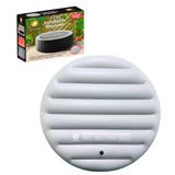 Energiebesparende Spa Cover Opblaasbaar Deksel Beschermende Regen Overloop Warmte-Isolator Technologie Ronde Blaas Past Alle 6 Persoon Ronde Hot Tubs Tot 173cm, Grijs