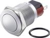 TRU COMPONENTS TC-7494704 TC-GQ16-KF-11/J/C Interrupteur à pression résistant au vandalisme 48 V/DC 2 A 1x hors/(en) Momentané IP65 1