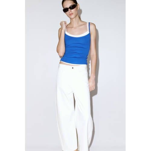 Mango barrel jeans - wit