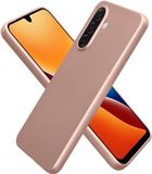 kwmobile telefoonhoesje geschikt voor Samsung Galaxy A17 4G / 5G - Hoesje voor smartphone - Back cover in metallic roségoud
