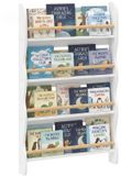 AIYAPLAY Kinderboekenkast MDF Kiefernholz Wit 60x10x98 cm