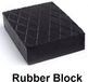 Kora Rubberen Blokken 120x80x60 mm Zwart