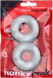 Hünkyjunk - Stiffy - Cockring - 2 stuks - Transparant