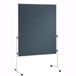 Franken ECO-UMTF12R Prikbord Draagbaar Bulletinboard Grijs Vilt 1200 x 1500 mm