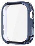 Wigento Huawei Beschermhoes van TPU, volledig deksel, elektroplated, voor de Huawei Watch Fit 4 smartwatch, kleur blauw