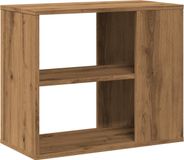 vidaXL Bijzetkast 60x30x50 cm bewerkt hout artisanaal eikenkleur
