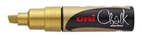 Uni-Ball Raam- en krijtstift UNI CHALK PWE-8K goud