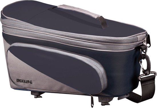 Racktime Talis Plus - Bagagedragertas - Zwart/Grijs - 15L