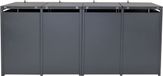 MCW 4 afvalemmerbehuizing MCW-J82 - Uitschuifbare afvalemmerbox - Metaal - Donker marmer look
