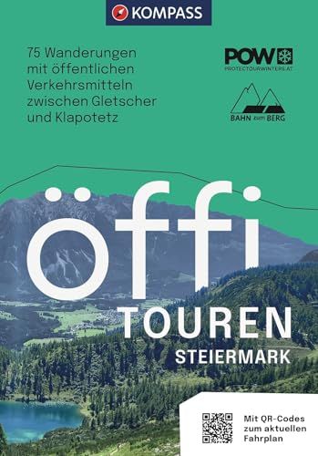 Öffi KOMPASS Karten Öffi Touren Steiermark Paperback