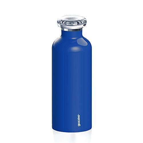 Guzzini - On The Go, ENERGY, Thermische Reisfles - Blauw, Ø 7,3 x h21,2 cm | 500 cc - 116700207