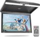 Pyle Moniteur de voiture rabattable – Idéal pour le divertissement en déplacement, écran 39,6 cm 1680x800p avec IR, FM, USB/SD, HDMI et haut-parleurs stéréo