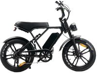 Ouxi H9 6.0 - Fatbike - Zwart - 250W - Elektrische Fatbike - NFC lock