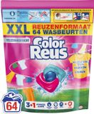 Color Reus 3+1 Power Caps - Wascapsules Wasmiddel - Gekleurde Was - 64 Wasbeurten - Grootverpakking