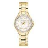 Bulova 98L295 Horloge - Staal - Goudkleurig - Ø 30 mm