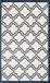 Safavieh Trellis Indoor/Outdoor Geweven Gebiedsdeken, Amherst Collection, AMT412, in Ivoor & Navy, 91 X 152 cm