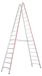 Hymer Ladder with steps, usable on both sides, 2x16 steps, vertical height 4.45 m, total height 5.79 m, weight 22.5 kg