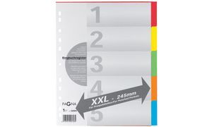 PAGNA Tabblad A4XXL 11R kleurkarton/set 5