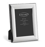 EDZARD Fotolijst Gela voor een foto van 9 x 13 cm, verzilverd, bestand tegen aantasting.
