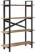 vidaXL Boekenplank 4-laags 100 x 33.5 x 140 cm Bewerkt hout Artisanaal eikenkleurig