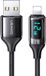 USAMS U78 Serie - Câble Lightning - 1,2 m - Charge rapide - Noir