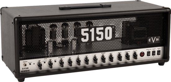 EVH 5150 Iconic Series 80W Head - Black - Tube Guitar Amplifier Head