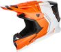 Acerbis T711, casque de motocross, couleur: Orange/Blanc/Noir, taille: M