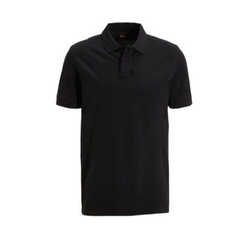 BOSS Regular Fit Polo Prime - Black with Logo