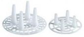Lamapla 50 stuks Tampers persen, 5 cm, wit, One Size