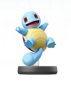 Nintendo amiibo Squirtle - Super Smash Bros. Series - Blue, Red, Yellow