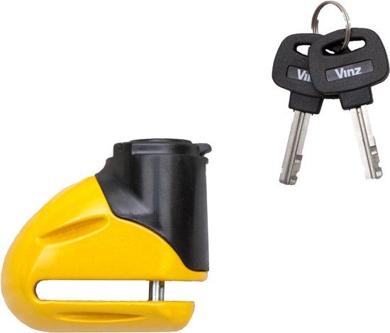Vinz Schijfremslot 5,5mm - Geel | EAN: 8719425233147
