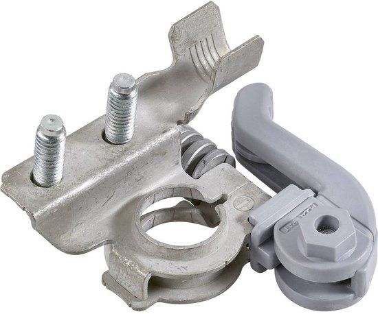 MTA Automotive 15.07955 Accupoolklem Minpool - Metaal, Grijs