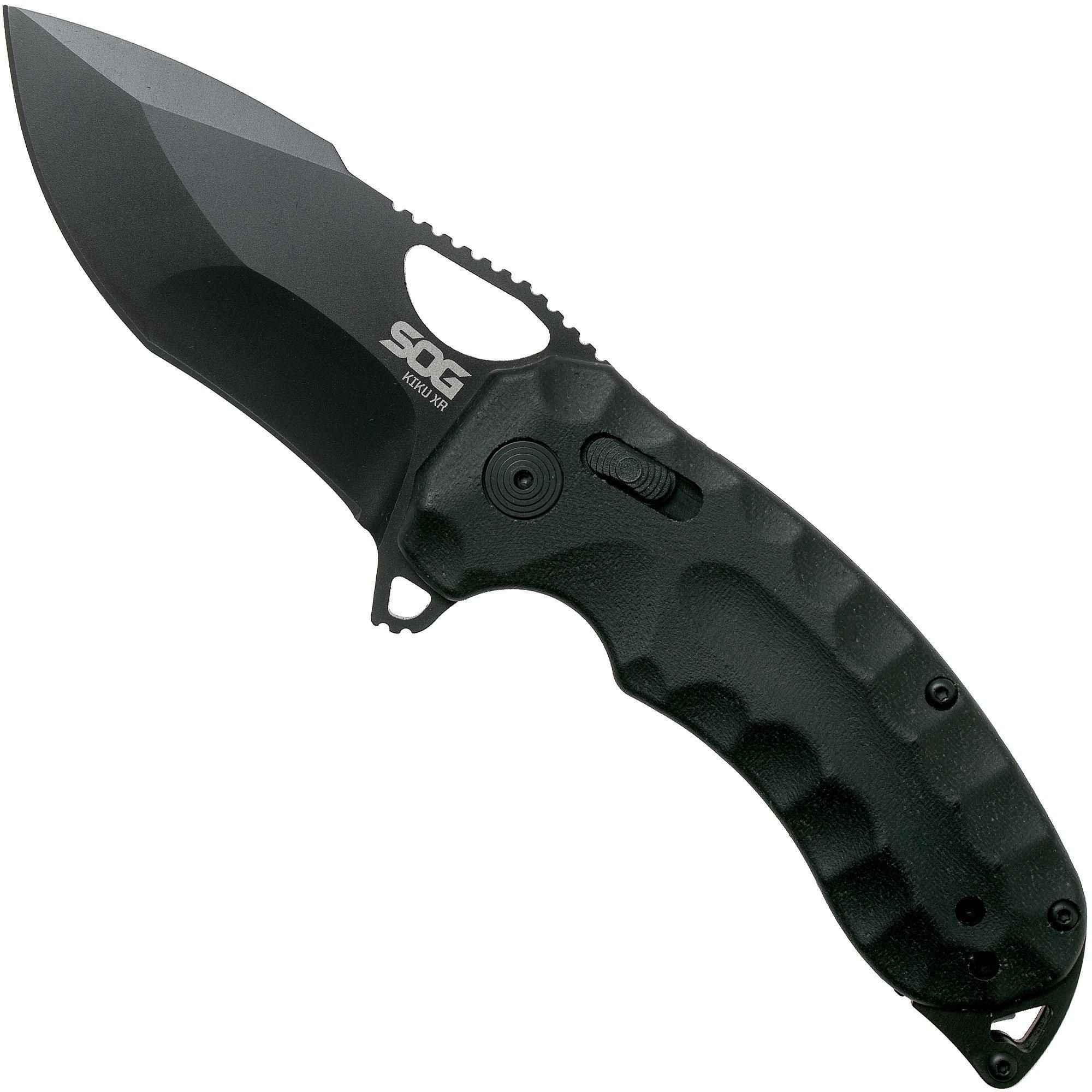 SOG Kiku XR Blackout Micarta zakmes