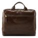 JOST Leren Business tas met laptopvak Skagen Business Bag Redbrown Donkerbruin