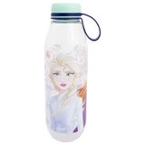 STOR Frozen Drinkfles Kinderen 650ml Tritan met Dop Handvat - BPA-vrij Stevig voor School Sport Activiteiten