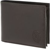 oxmox Leren portemonnee Leather RFID Protect Querscheinbörse Freedom Lion Embossed Brown donkerbruin