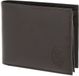 oxmox Leren portemonnee Leather RFID Protect Querscheinbörse Freedom Lion Embossed Brown donkerbruin